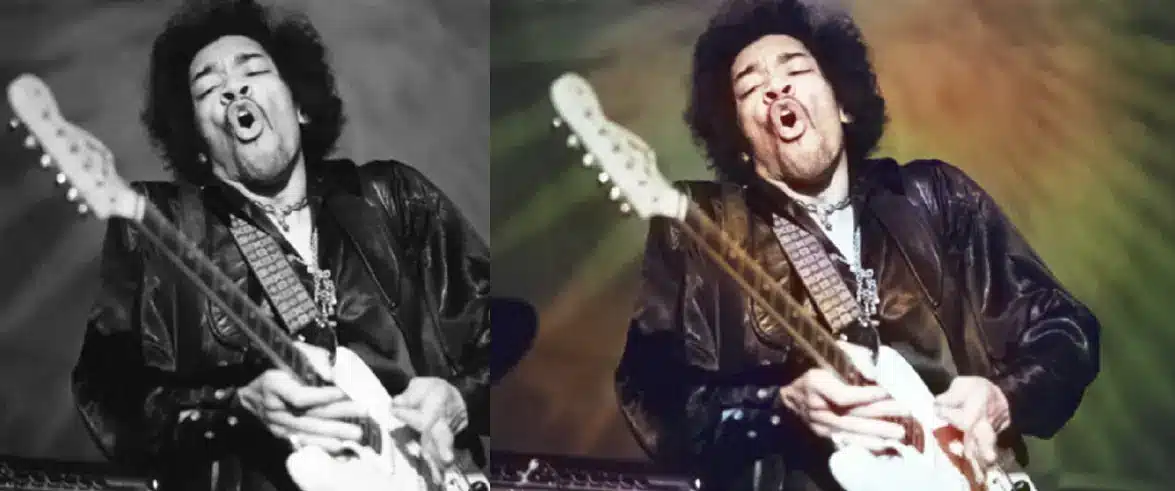 neural-filters-coloriser-Jimi Hendrix
